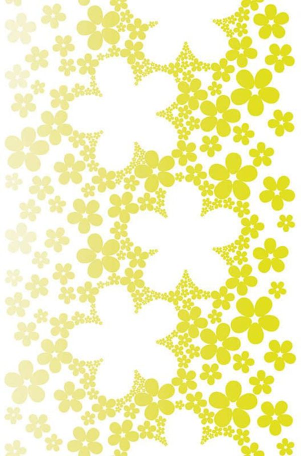 Tapete A.S. Creation Panel POP.UP - Blumen - grün-weiß - 2,50 Meter